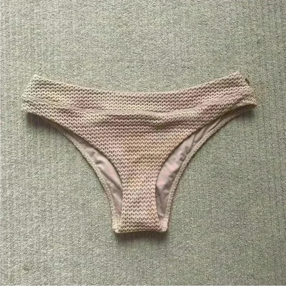 La Vie En Rose Bikini Bottom, beige tan, XL - Picture 1 of 5